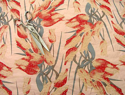 illustration de tissus couture, soie sauvage : actuellement en promo !