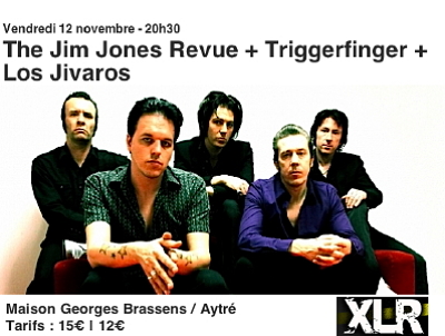 illustration de La Rochelle - Aytr : The Jim Jones Revue - Triggerfinger - Los Jivaros, 12 nov 2010