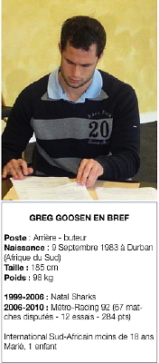 illustration de La Rochelle Top 14 : Greg Goosen a enfin sign avec le Stade Rochelais