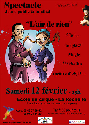 illustration de spectacle jeune public et familial, la rochelle, 12 fevrier  15h