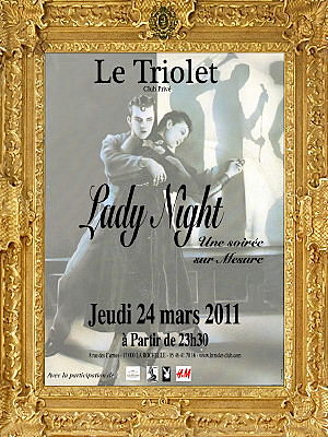 illustration de La Rochelle clubbing : Lady Night au Triolet, jeudi 24 mars 2011 !