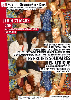 illustration de La Rochelle, films documentaires : solidarit avec l'Afrique, jeudi 31 mars 2011  20h