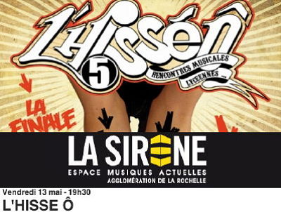 illustration de La Rochelle : L'Hiss , finale du tremplin musical lycen, vendredi 13 avril  19h