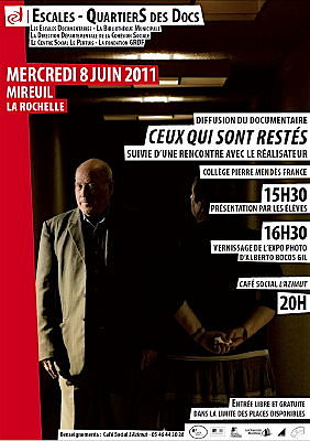illustration de Ceux qui sont rests : projection  La Rochelle - Mireuil, mercredi 8 juin 2011
