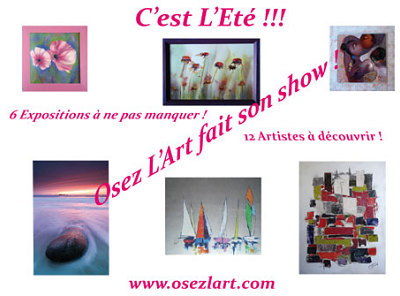 illustration de Exposition - Charente Maritime: a y est l'Et est l et Osez l'Art fait son show !
