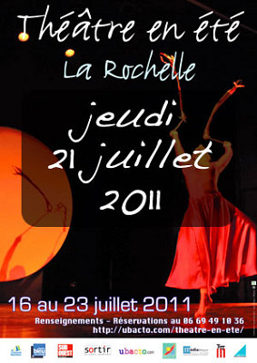 illustration de La Rochelle, programme du jeudi 21 juillet de 17h  22h35