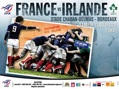 illustration de La Rochelle rugby : voir le match France - Irlande sur le vieux port, samedi 13 aot  20h45 !