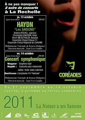 illustration de La Rochelle : Haydn, temps forts jeudi 13 et vendredi 14 oct. 2011 !