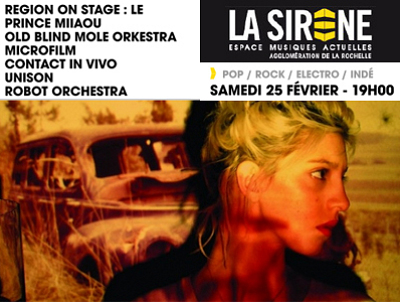 illustration de La Rochelle concerts : Poitou-Charentes, Rgion on stage, talents  (re)dcouvrir, samedi 25 fvrier 2012