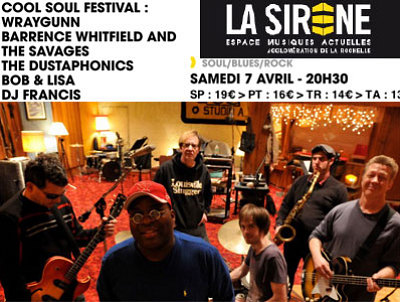 illustration de La Rochelle : Cool soul festival, samedi 7 avril 2012 !