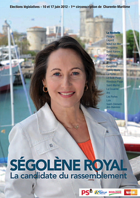 illustration de La Rochelle - le de R Lgislatives 2012, Parti socialiste : l'agenda de campagne de Sgolne Royal