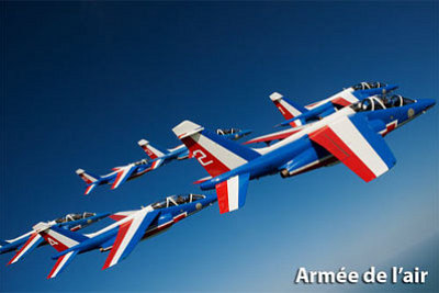 illustration de La Rochelle : survol de la ville par la Patrouille de France,  suivre  partir de 11h30, vendredi 22 juin 2012 !