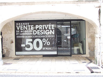illustration de La Rochelle : mobilier design jusqu'à - 50% et plus. Dernier jour boutique éphémère, samedi 23 juin 2012 !