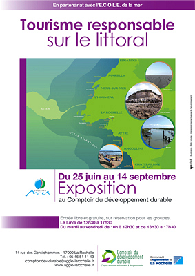 illustration de La Rochelle - exposition : le tourisme responsable au Comptoir du dveloppement durable t 2012