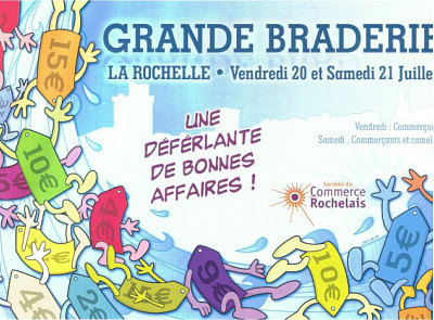 illustration de La Rochelle shopping : grande braderie d't, vendredi 20 et samedi 21 juillet 2012