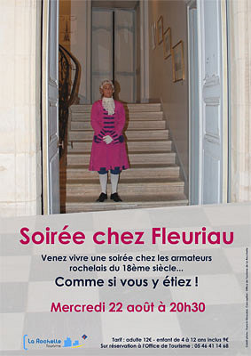 illustration de La Rochelle : une soire chez Fleuriau, dernire de la saison, mercredi 22 aot 2012  20h30 !