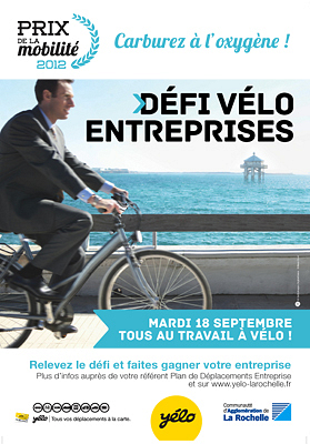 illustration de Agglomération de la Rochelle : tous au travail à vélo, mardi 18 septembre 2012 !