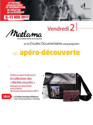 illustration de La Rochelle : apro-dcouverte Escales Documentaires chez Matlama, vendredi 2 novembre 2012