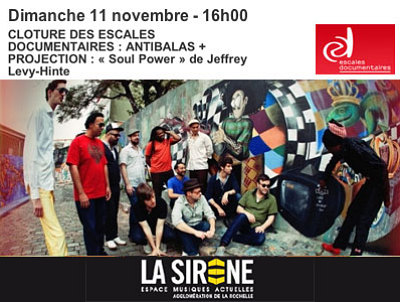 illustration de La Rochelle : week-end Escales Documentaires, film et concert, dimanche 11 novembre  partir de 16h