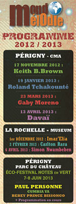 illustration de La Rochelle - Prigny : les concerts de la saison 2012 - 2013 de MondOmlodie !