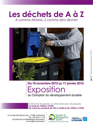 illustration de La Rochelle : les déchets de A à Z, exposition du 19 novembre 2012 au 11 janvier 2013
