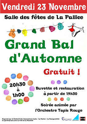 illustration de La Rochelle quartiers Ouest : bal d'automne  La Pallice, vendredi 23 novembre 2012