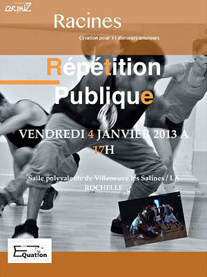 illustration de La Rochelle danse hip-hop : Racines, rptition publique, vend. 4 janvier  17h