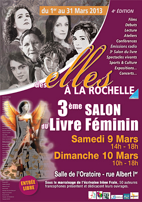 illustration de La Rochelle : salon du livre fminin