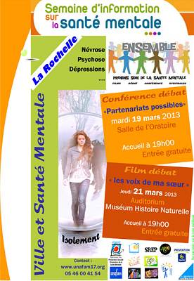 illustration de La Rochelle : semaine d'information sur la sant mentale du 18 au 22 mars, Flash-Mob vend. 15 mars 2013