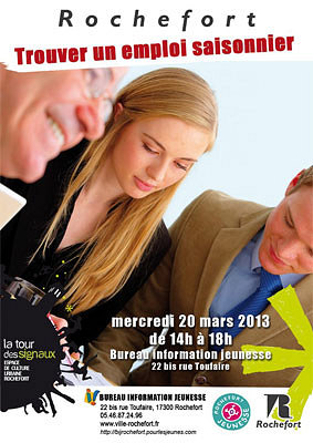 illustration de Rochefort - jeunesse : trouver un job d't, mercredi 20 mars 2013