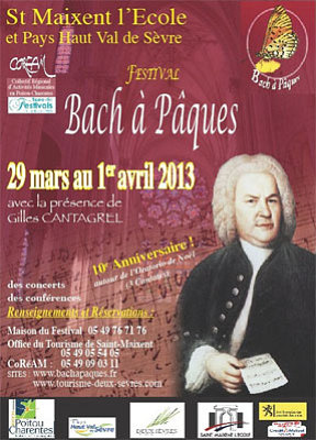 illustration de Poitou-Charentes : festival Bach  Pques dans les Deux-Svres jusqu'au 1er avril 2013