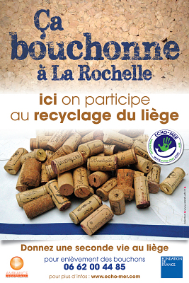 illustration de Campagne de recyclage : a bouchonne  la Rochelle