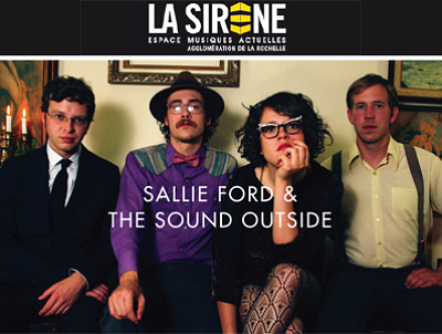 illustration de La Rochelle : rock & folk  La Sirne avec Sallie Ford & The Sound Outside, mercredi 5 juin 2013