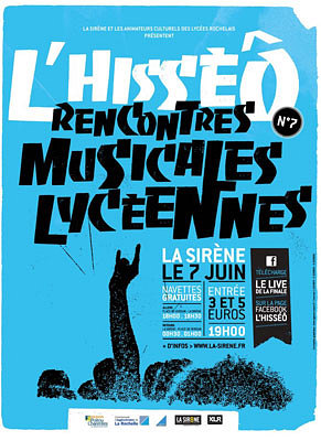 illustration de Tremplin musical lycen Hisso  La Rochelle : finale  La Sirne, vendredi 7 juin 2013
