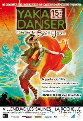 illustration de  La Rochelle : Villeneuve-les-Salines fte la St Jean, Yaka Danser, samedi 15 juin 2013