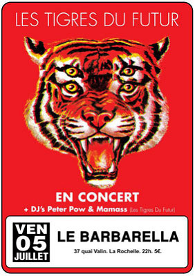 illustration de Concert  La Rochelle : Les tigres du futur