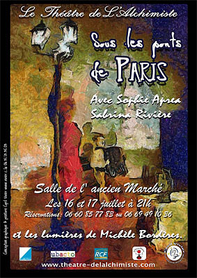 illustration de La Rochelle : Sous les ponts de Paris, spectacle musical, mardi 16 et mercredi 17 juillet 2013