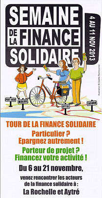 illustration de La Rochelle et Aytr : tourne des quartiers de la finance solidaire du 6 au 21 novembre 2013