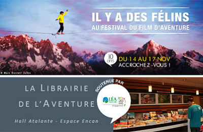 illustration de Sances ddicaces  La Rochelle  la librairie du Festival du film d'aventure 14-16 novembre 2013