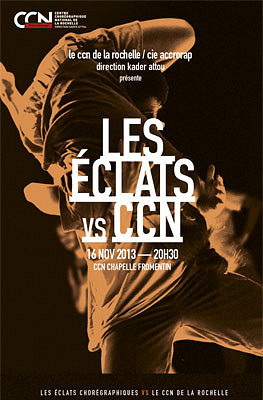 illustration de Danse  la Rochelle : les Eclats Chorgraphiques au CCN avec la Cie Chriki'Z et Pieter & Jakob Amp, samedi 16 novembre 2013