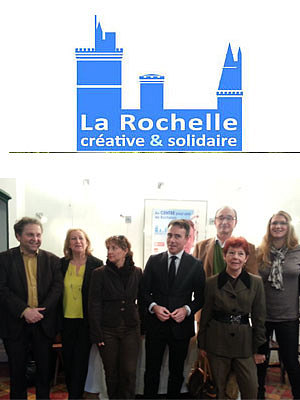 illustration de La Rochelle crative et solidaire : inauguration de la permanence d'Arnaud Jaulin, candidat soutenu par le Modem, vendredi 17 janvier 2014