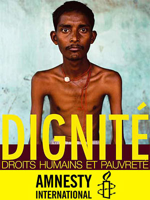 illustration de La Rochelle : dignit, droits humains et pauvret, exposition photos d'Amnesty International 8-13 mars 2014