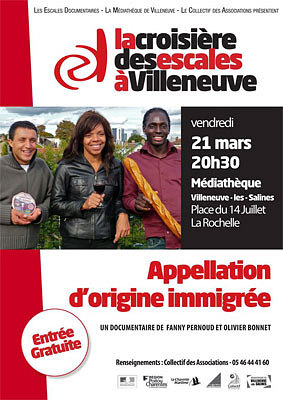 illustration de La Rochelle : Appellation d'origine immigre, escale documentaire  Villeneuve-les-Salines, vendredi21 mars 2014