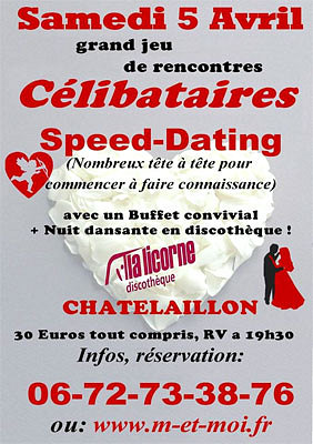 soiree speed​​ dating la rochelle formularul de profil online dating