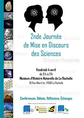 illustration de A La Rochelle : 2e journe de mise en discours des sciences au Musum d'histoire naturelle, vendredi 4 avril 2014