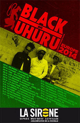illustration de Reggae night  La Rochelle : Black Uhuru en concert  La Sirne et en prime Amnisty release party, samedi 3 mai 2014
