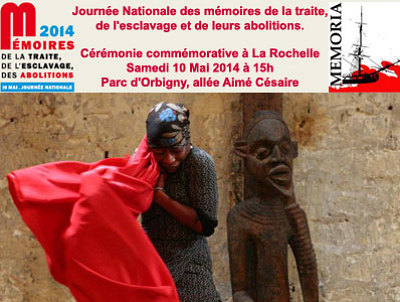 illustration de La Rochelle : journe nationale des mmoires de la traite, de l'esclavage et de leurs abolitions, commmoration samedi 10 mai  15h