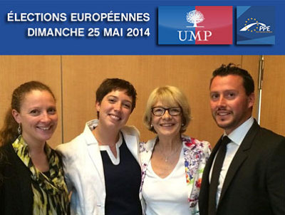 illustration de Charente-Maritime : runion publique europennes 2014, liste UMP Grand Ouest  Rochefort jeudi 15 mai