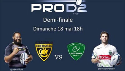 illustration de Rugby Pro D2 : demi-finale La Rochelle - Pau, dispositif spcial pour la circulation, dimanche 18 mai 2014