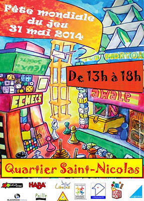 illustration de Fte du jeu  La Rochelle : samedi 31 mai 2014 de 13h  18h dans le quartier Saint Nicolas